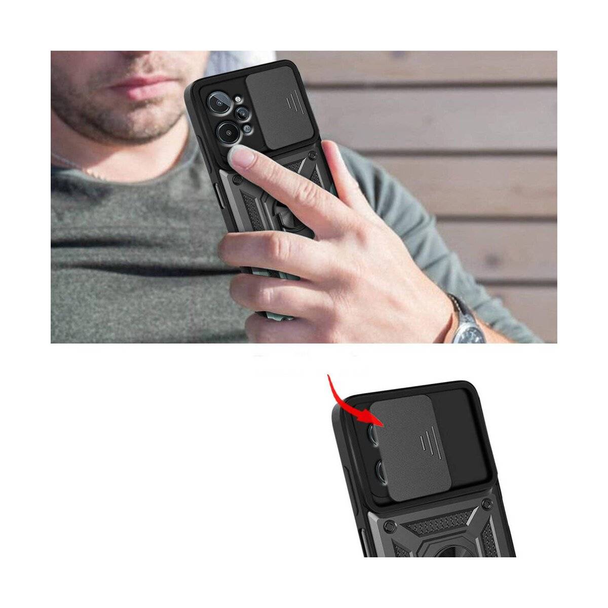 CamShield Armor Hülle kompatibel mit IPhone SE 2024 Case Kameraschutz Ringhülle