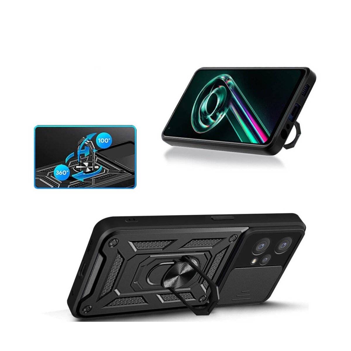 CamShield Armor Hülle kompatibel mit IPhone SE 2024 Case Kameraschutz Ringhülle