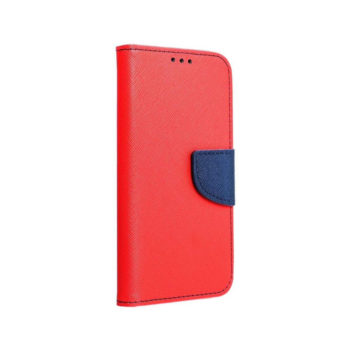 Buch Tasche "Fancy" kompatibel mit Motorola Moto G55 5G Rot