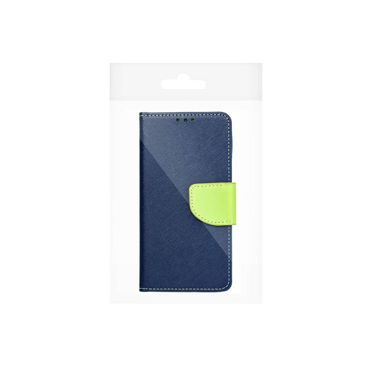 Buch Tasche "Fancy" kompatibel mit Motorola Moto G35 5G Blau-Grün