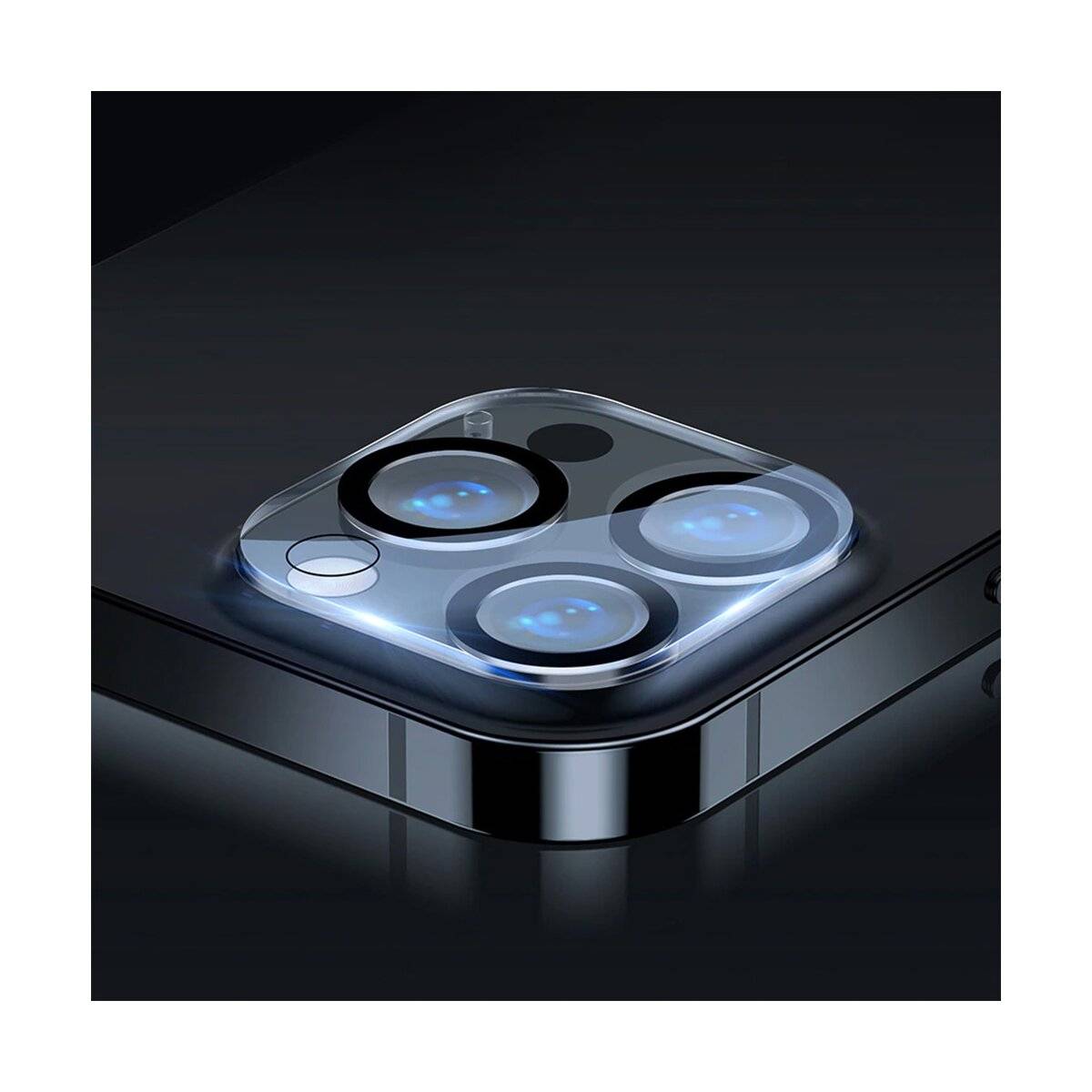 Lens Shield Glas Kameraglas kompatibel mit iPhone 16 Plus Transparent SilkPrint