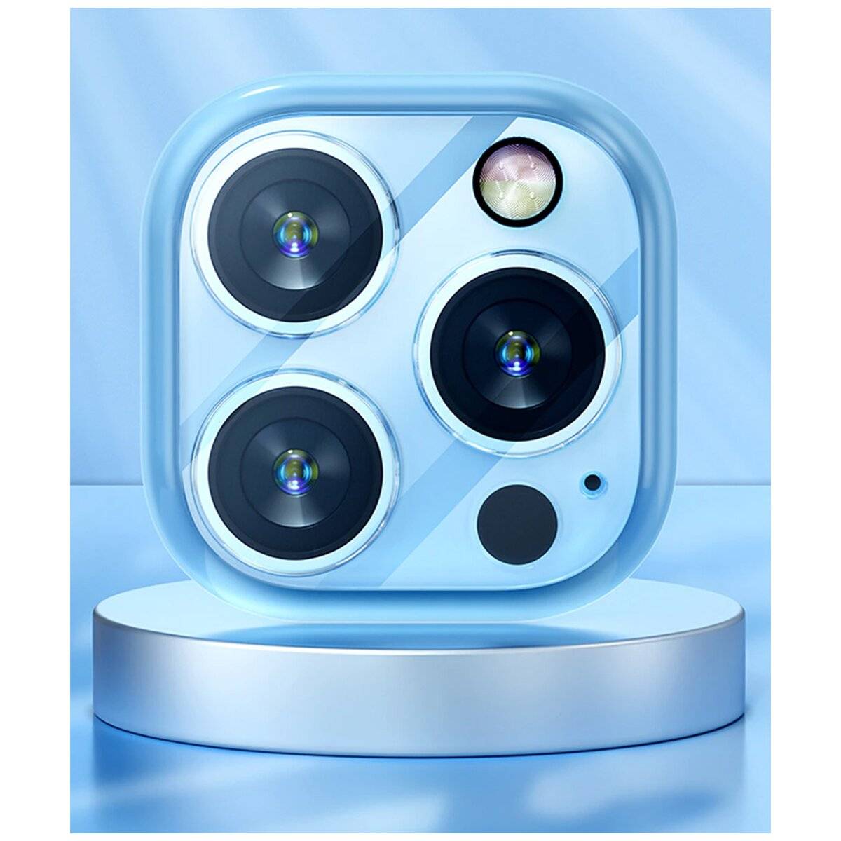 Lens Shield Glas Kameraglas kompatibel mit iPhone 16 Transparent Clear