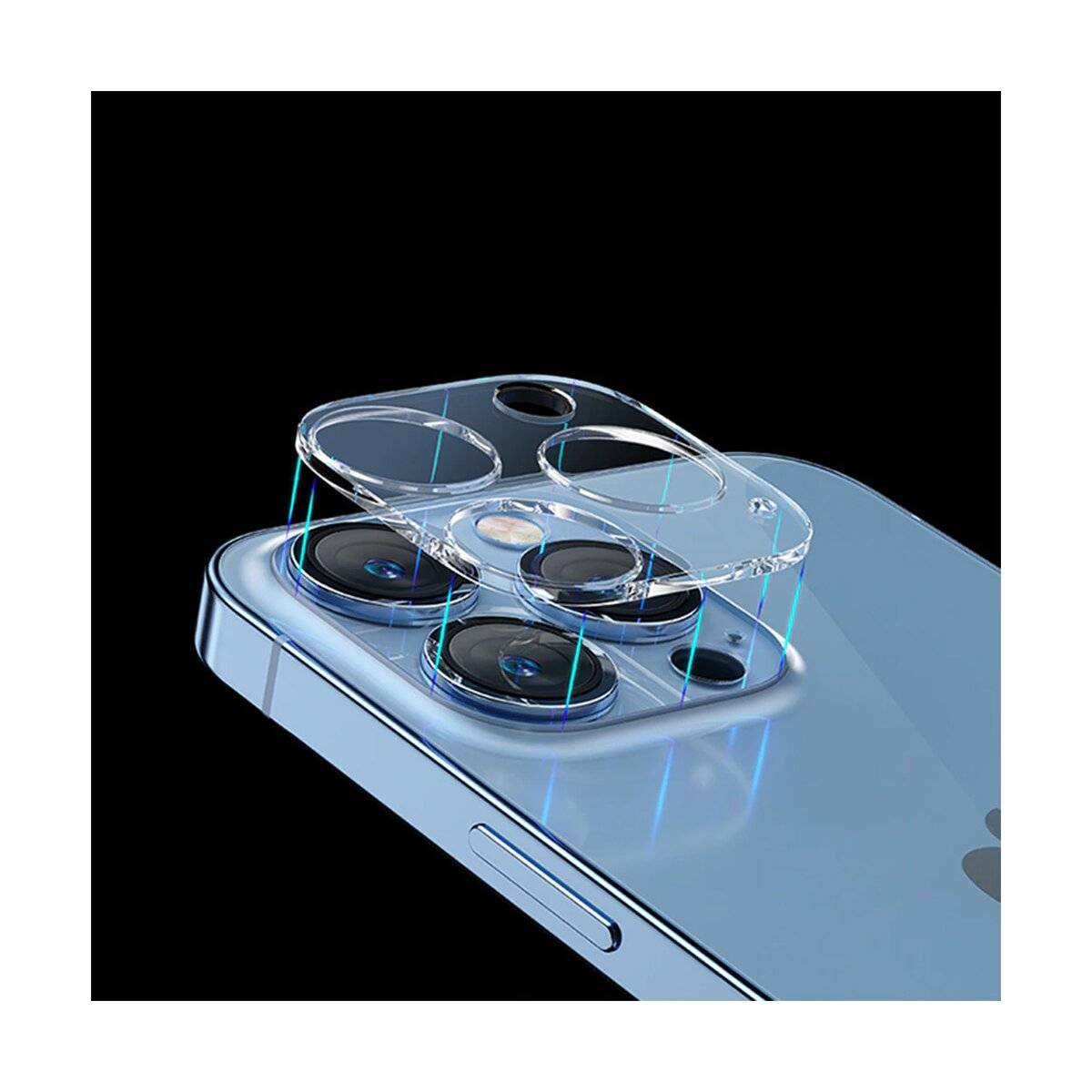 Lens Shield Glas Kameraglas kompatibel mit iPhone 16 Transparent Clear