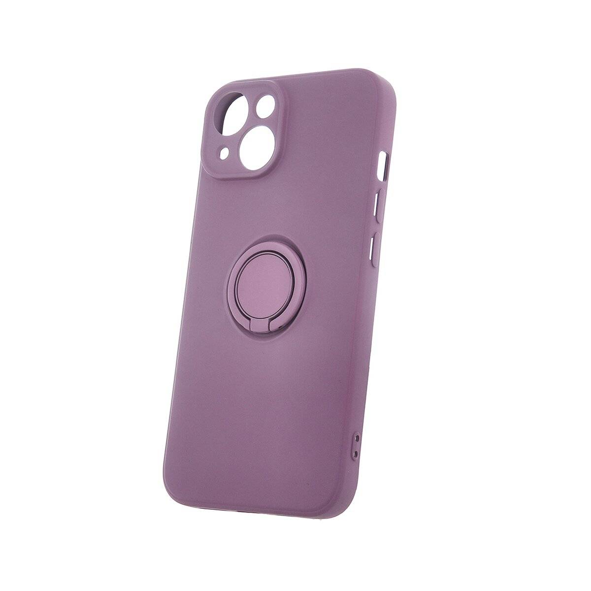 Finger Grip Hülle mit Ring Kameraschutz kompatibel mit iPhone 16 Pro Hellviolett