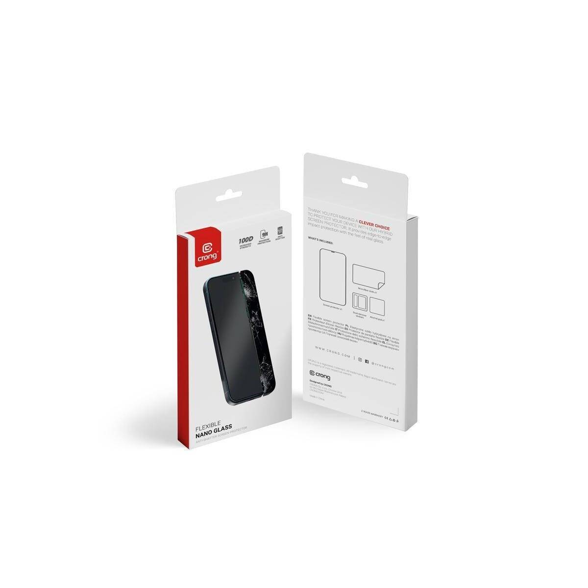 Nano Glass – Hybridglas Schutzglas kompatibel mit iPhone 15 Plus
