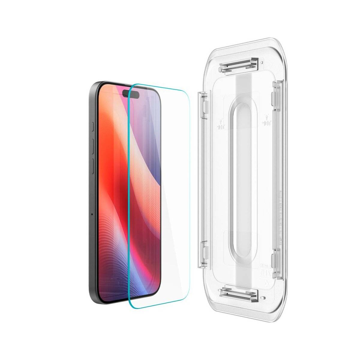 EZ FitSchutzglas Displayschutzglas kompatibel mit iPhone 16 Pro Max