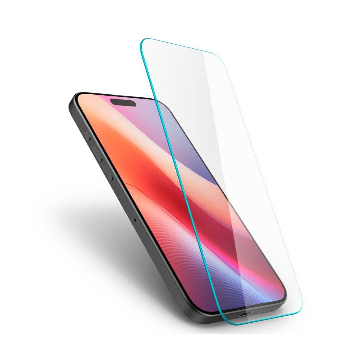 Slim Tempered Glass kompatibel mit iPhone 16 Pro Max
