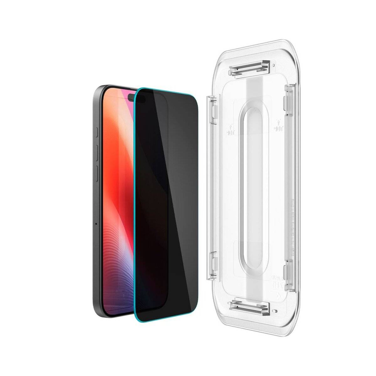 2er Pack Privacy Schutzglas kompatibel mit iPhone 16 Pro Max
