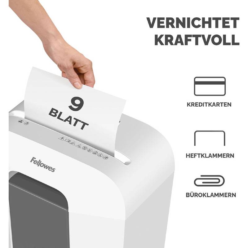 Fellowes Aktenvernichter Powershred LX50, weiß