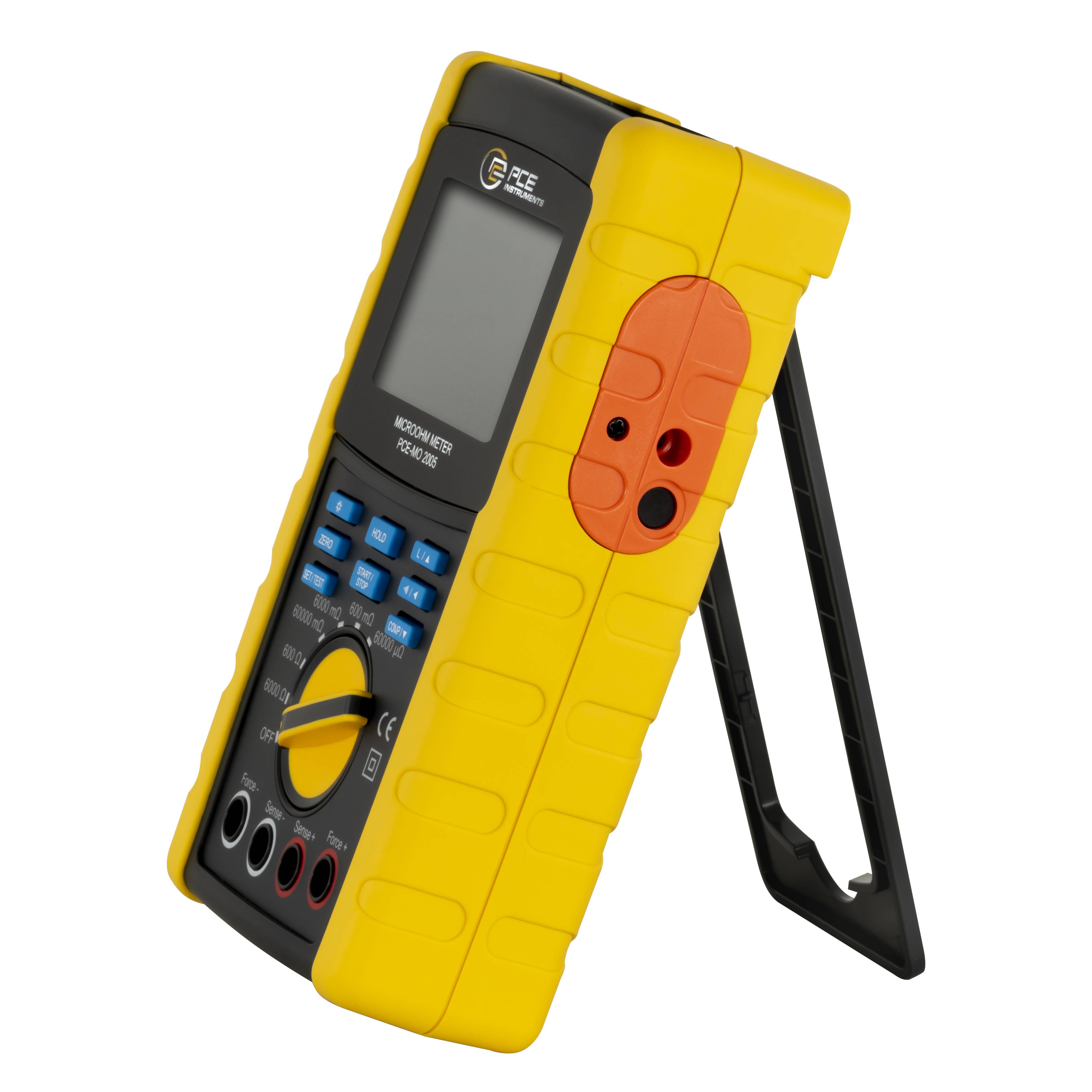 PCE Instruments Ohmmeter PCE-MO 2005 4-Leiter-Messmethode|0 µΩ..6000 Ω |6 wählbare Messbereiche |Widerstand Induktivität