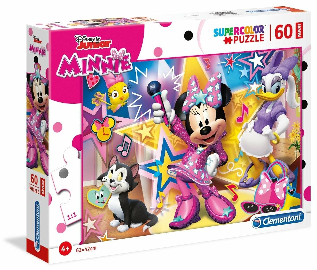 CLEMENTONI Puzzle Minnie Mouse MAXI 60 Teile