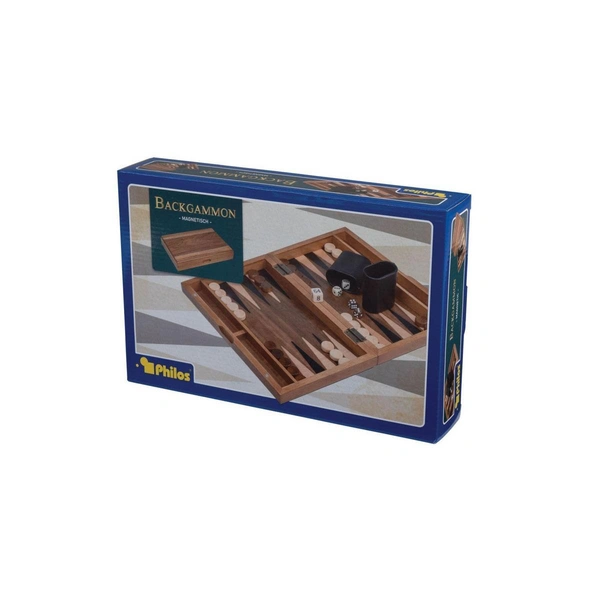 1114 - Backgammon Makra, klein, magnetisch 1114 - Backgammon Makra, klein, magnetisch