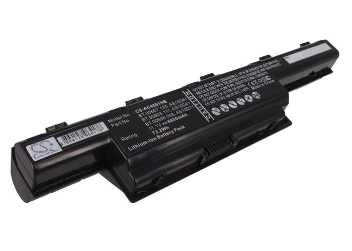 Ersatzakku - CS-AC4551HB - Acer Aspire 4250 / PACKARD BELL EasyNote LM86 u.A. - 11,1 Volt 6600mAh Li-Ion