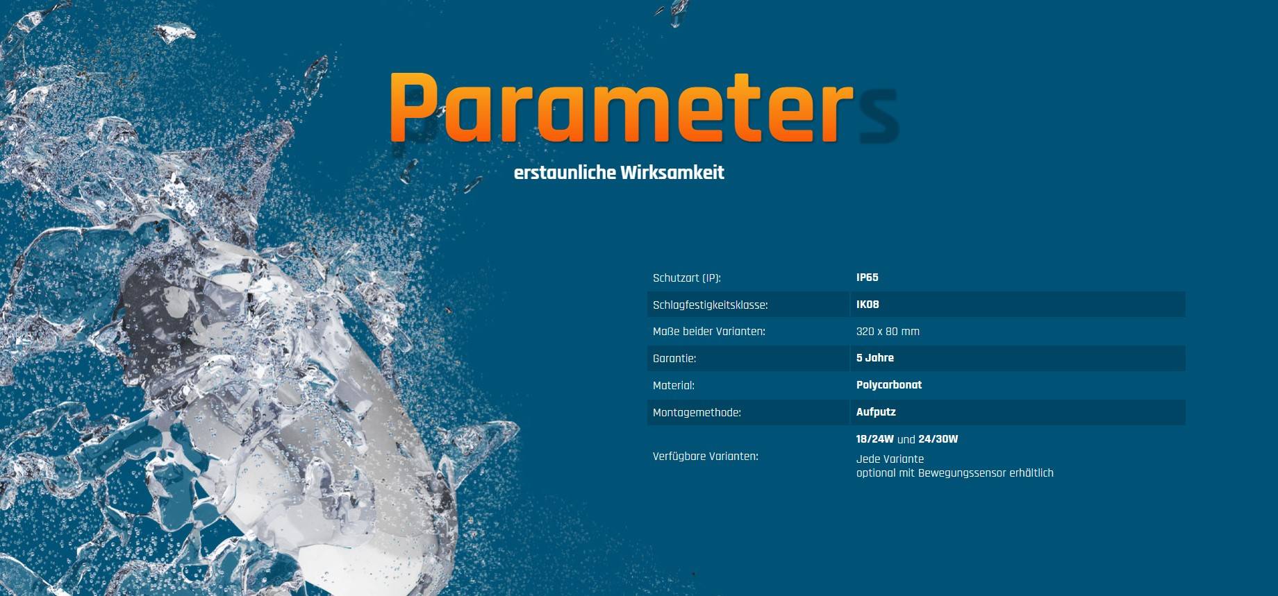 Spectrum LED Deckenleuchte NYMPHEA CITY PRO 2 weiß 18W/24W Wandleuchte 3500lm außen IK08 rund CCT 3000-6000K