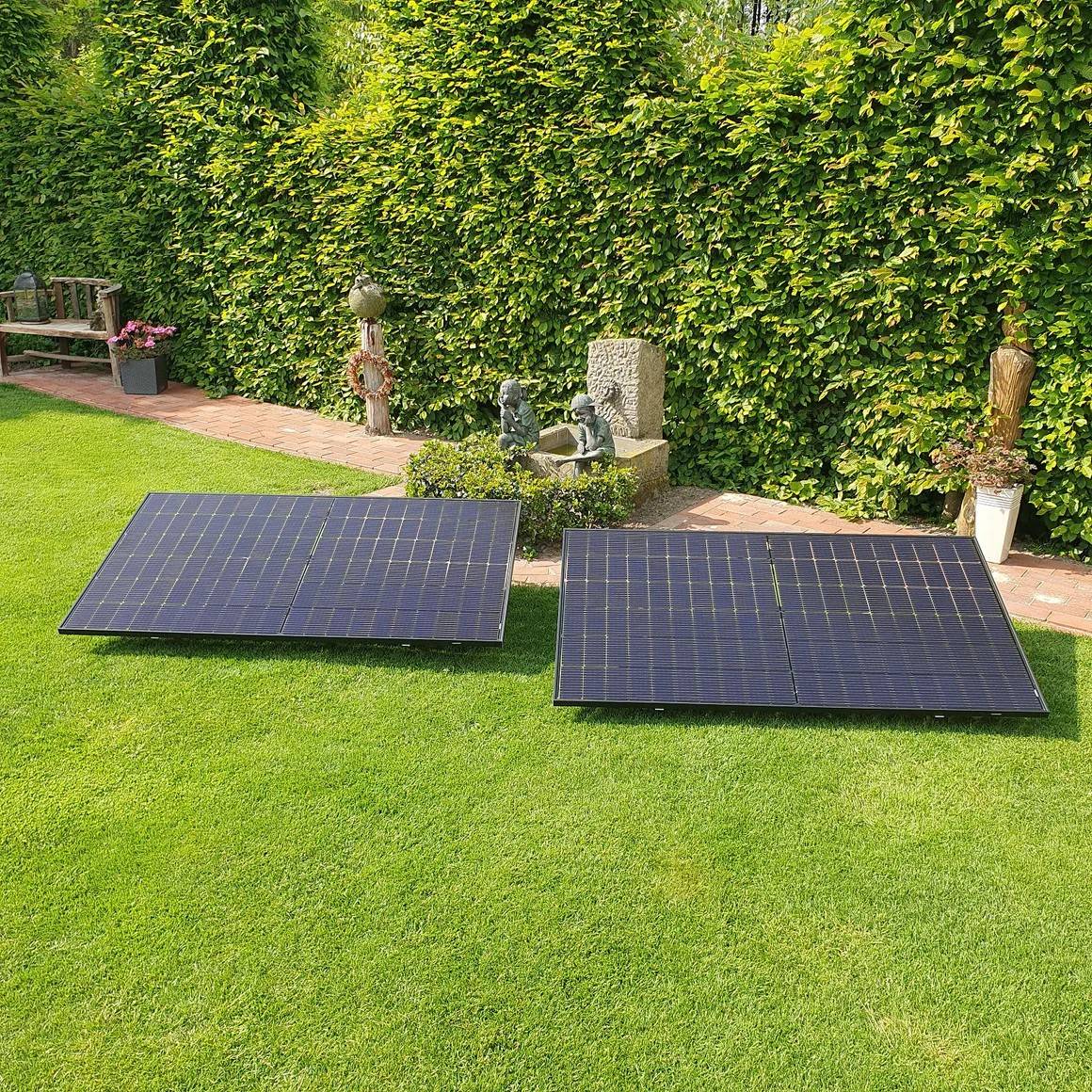 MyGarten Balkonkraftwerk 880+ Watt – Premium transparent Variante