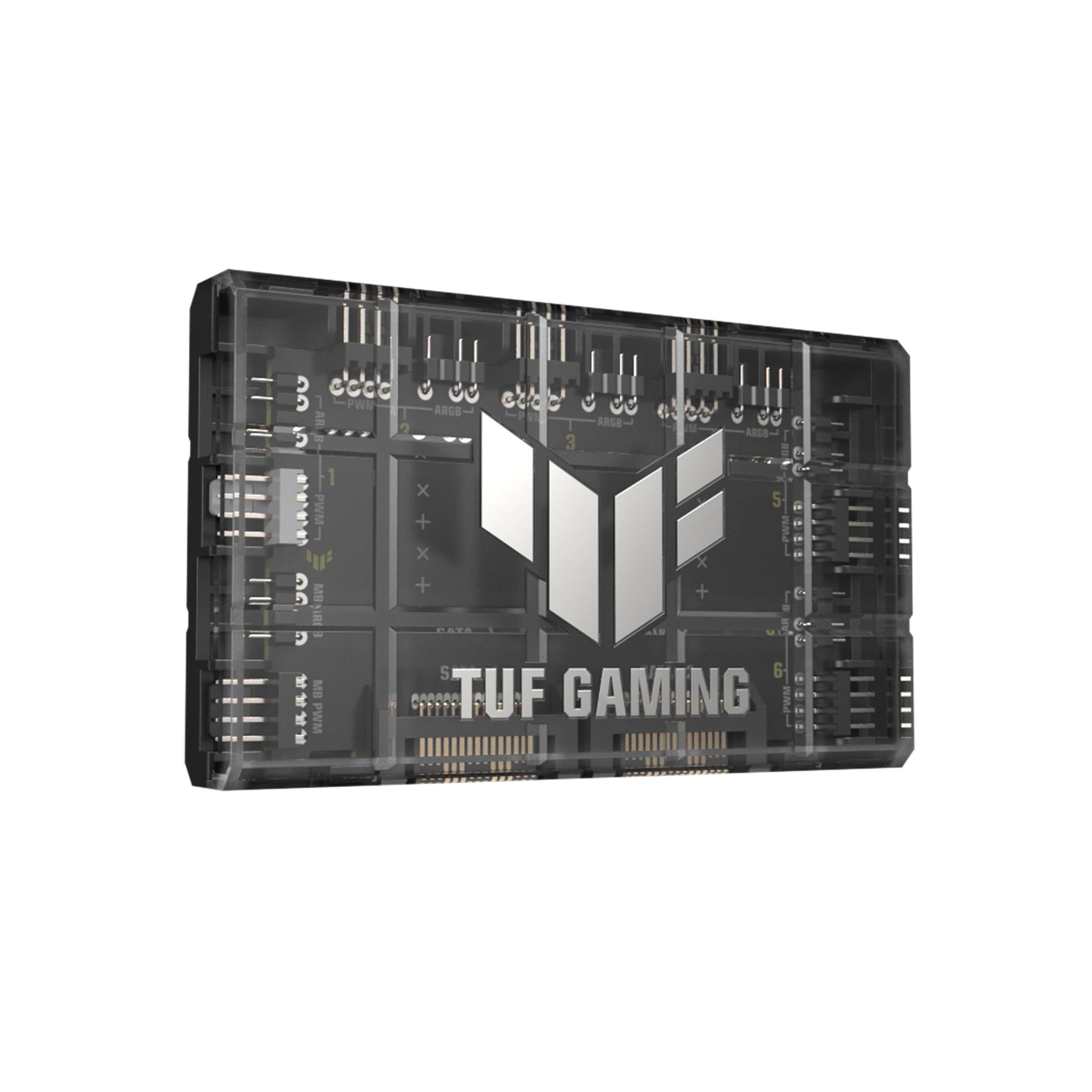 Transparentes Gaming-PC-Komponente mit 