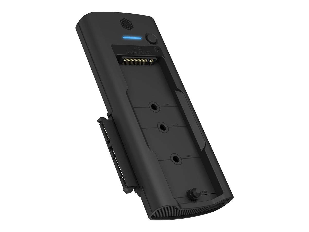 ICY BOX IB-180MS-C31 - HDD / SSD Dockingstation - 2,5"" / 3,5"" gemeinsam genutzt, M.2 (6,4 cm/8,9 cm gemeinsam genutzt)
