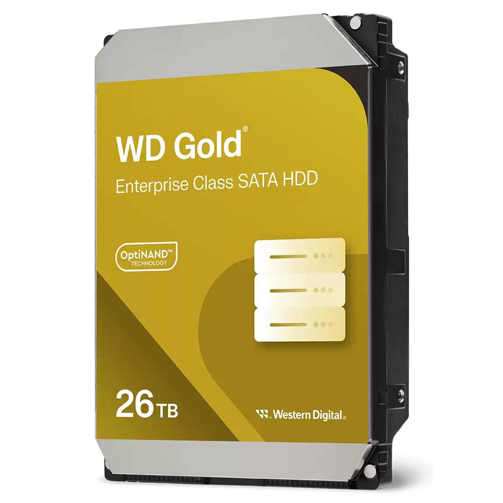 WD Gold 8.9cm (3.5") 26TB SATA3 7200 512MB WD261KRYZ