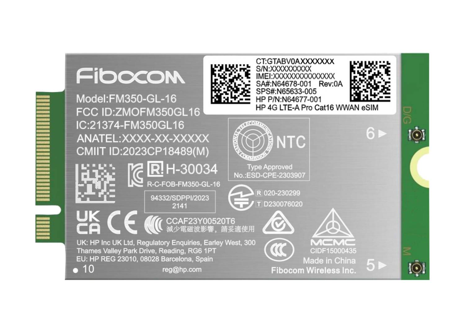 HP Drahtloses Mobilfunkmodem - 4G LTE Advanced