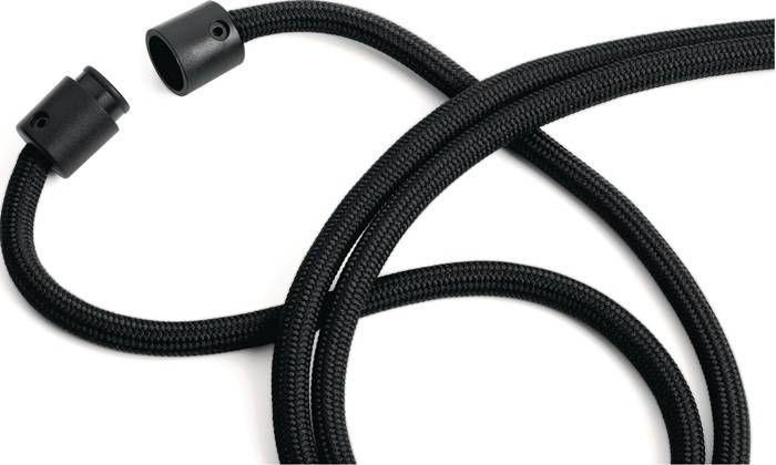 Cliphalter JoJo rundgewebt m.Karab.Band-L.460mm schwarz DURABLE