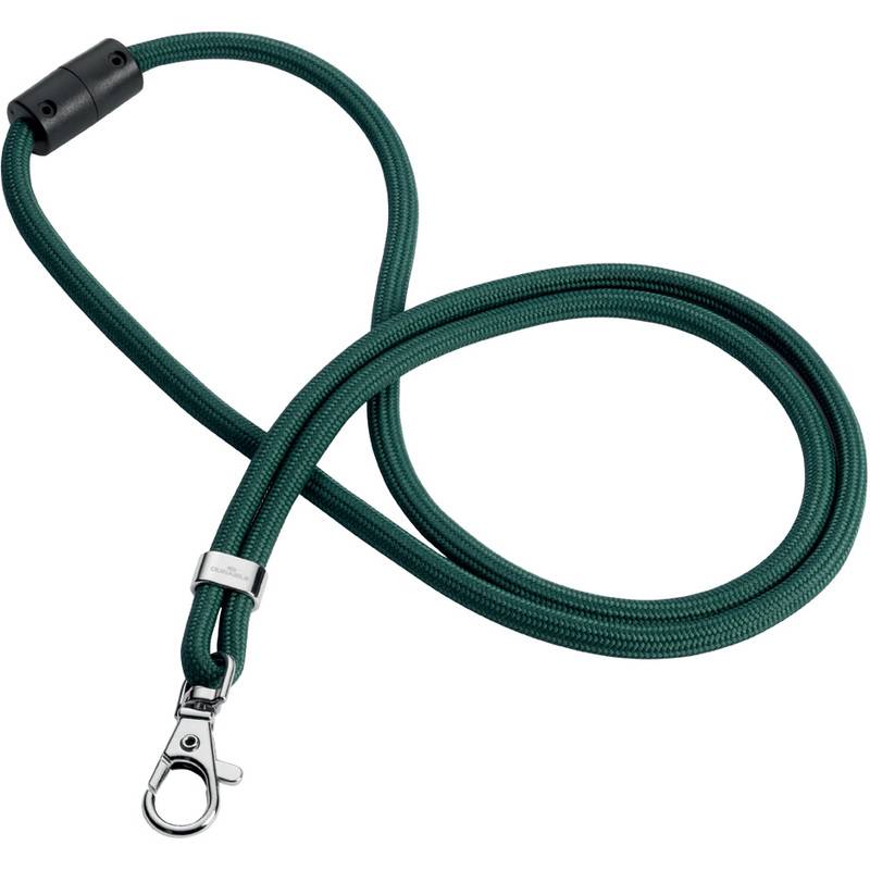 DURABLE Textilband rPET mit Karabiner, Länge: 460 mm, grün