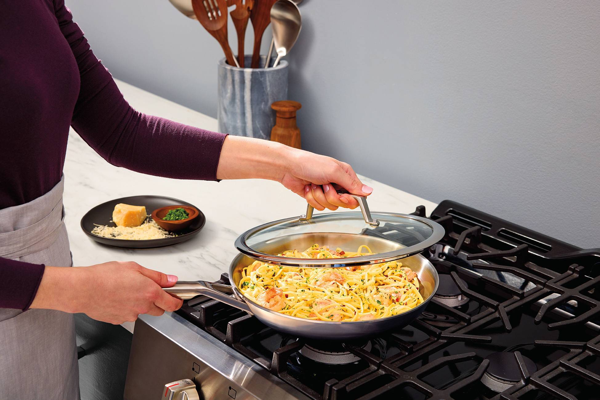 Ninja Ninja EverClad Edelstahl-Bratpfanne (26 cm) C90126DE