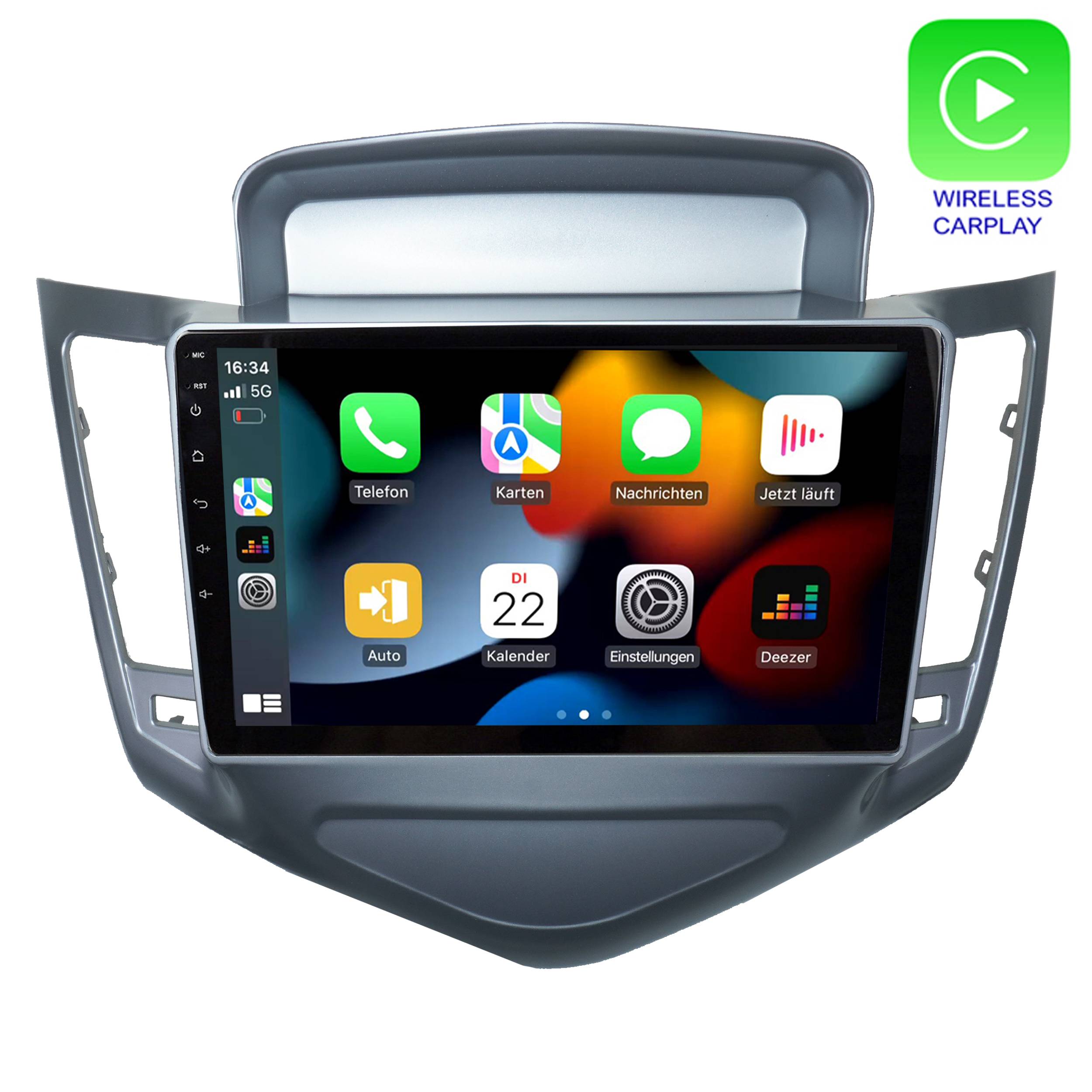 Für Chevrolet Cruze 9" Touchscreen Android Autoradio GPS Navigation CarPlay