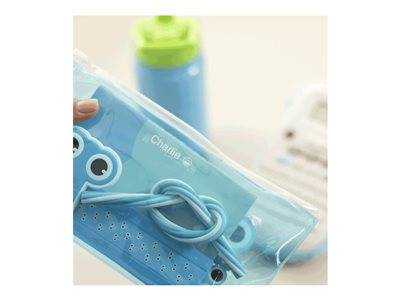 Schriftband Brother 12mmx4m weiß/transparent BTAG-135 Multimedia-Technik Schriftbänder
