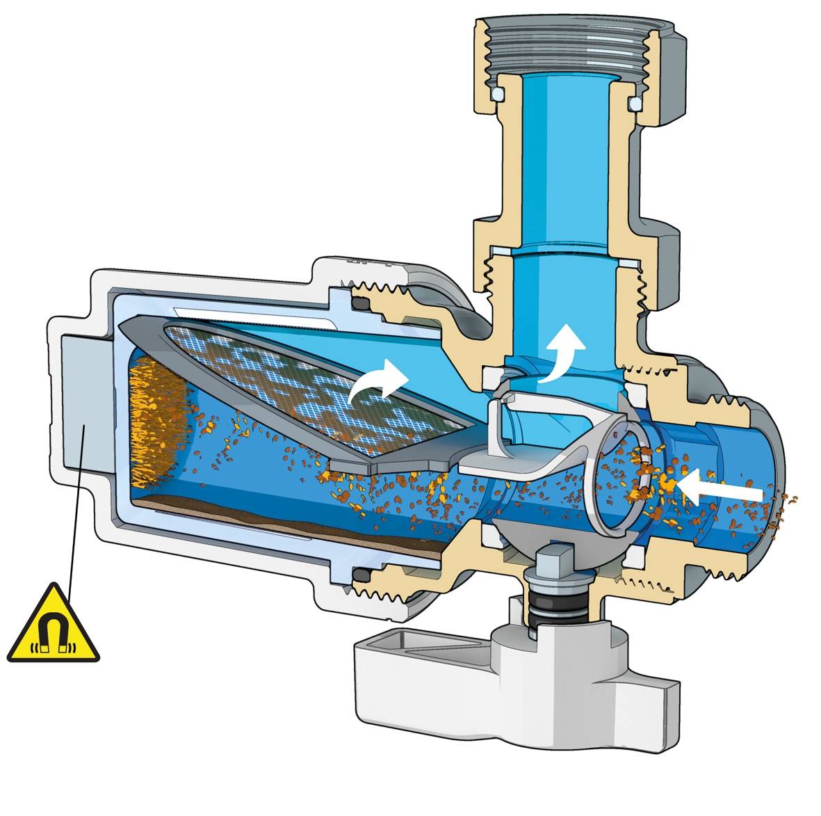 Caleffi 5459 Schmutzfänger / Schlammabscheider XS 3/4"
