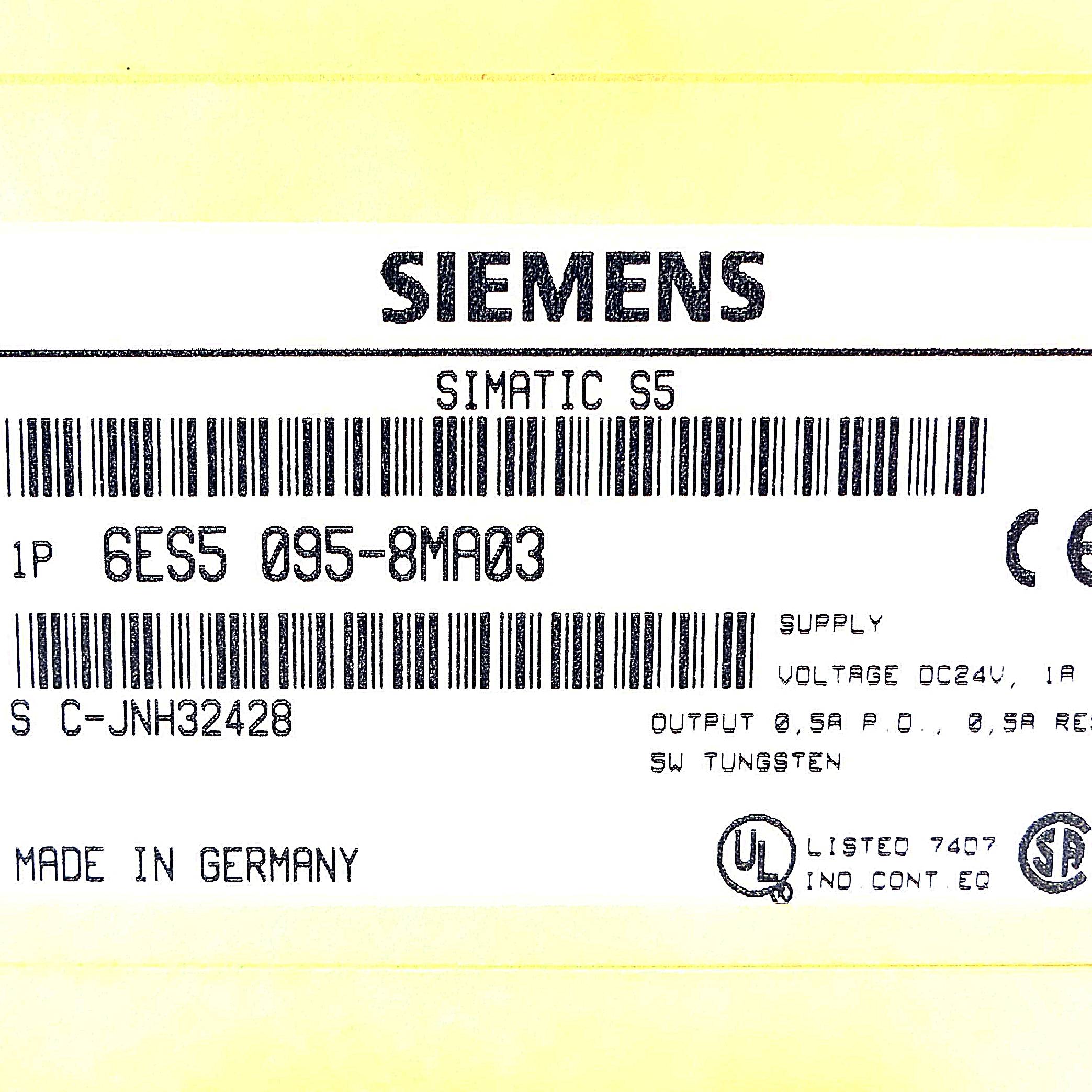 Siemens Simatic S5 Kompaktgerät (6ES5 095-8MA03)