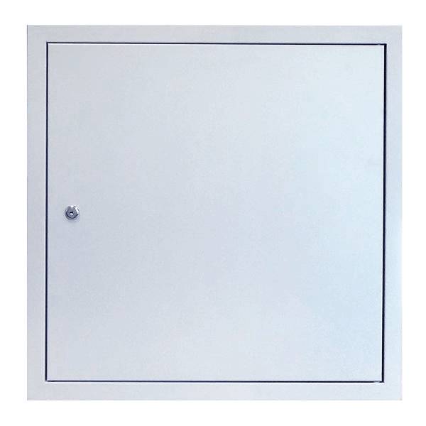 DSIT Danicom - 3HE Wandschrank Weiß mit Metalltür 185mm tief