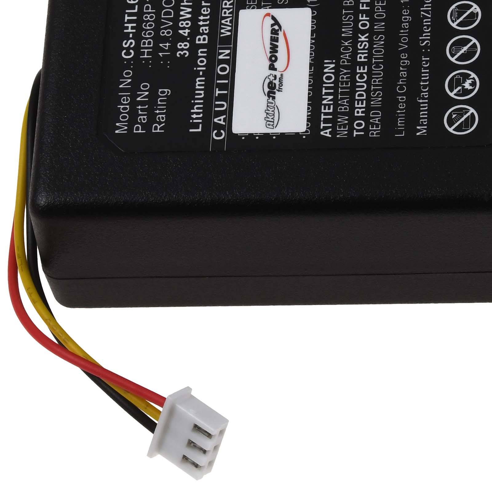 Powery Akku kompatibel mit Hobot Typ HB668P108, 14,8V, Li-Ion