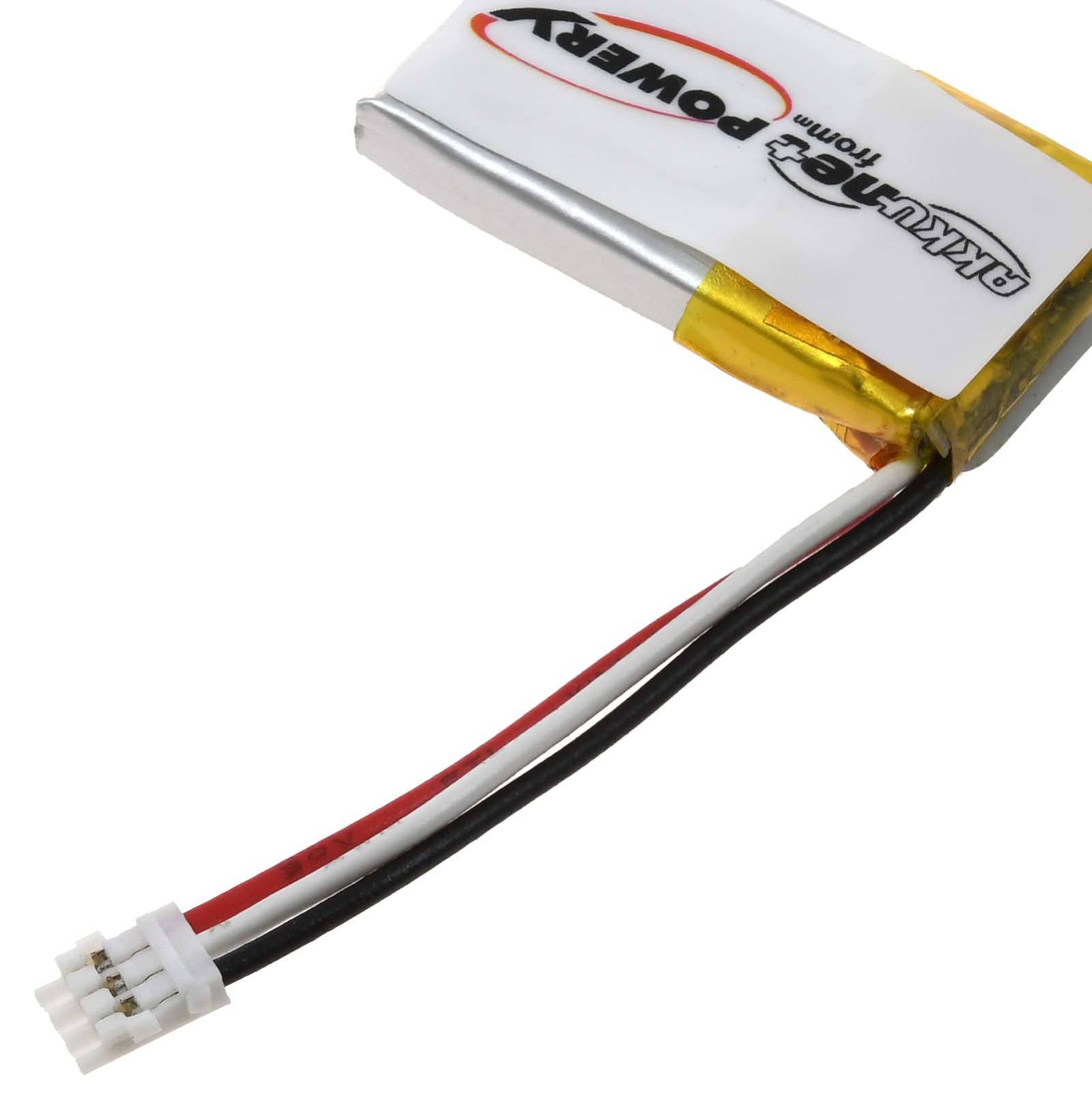 Powery Akku für Bosch BRC3600 BRC3100 E-Bike Bordcomputer LED-Remote, 3,7V, Li-Polymer