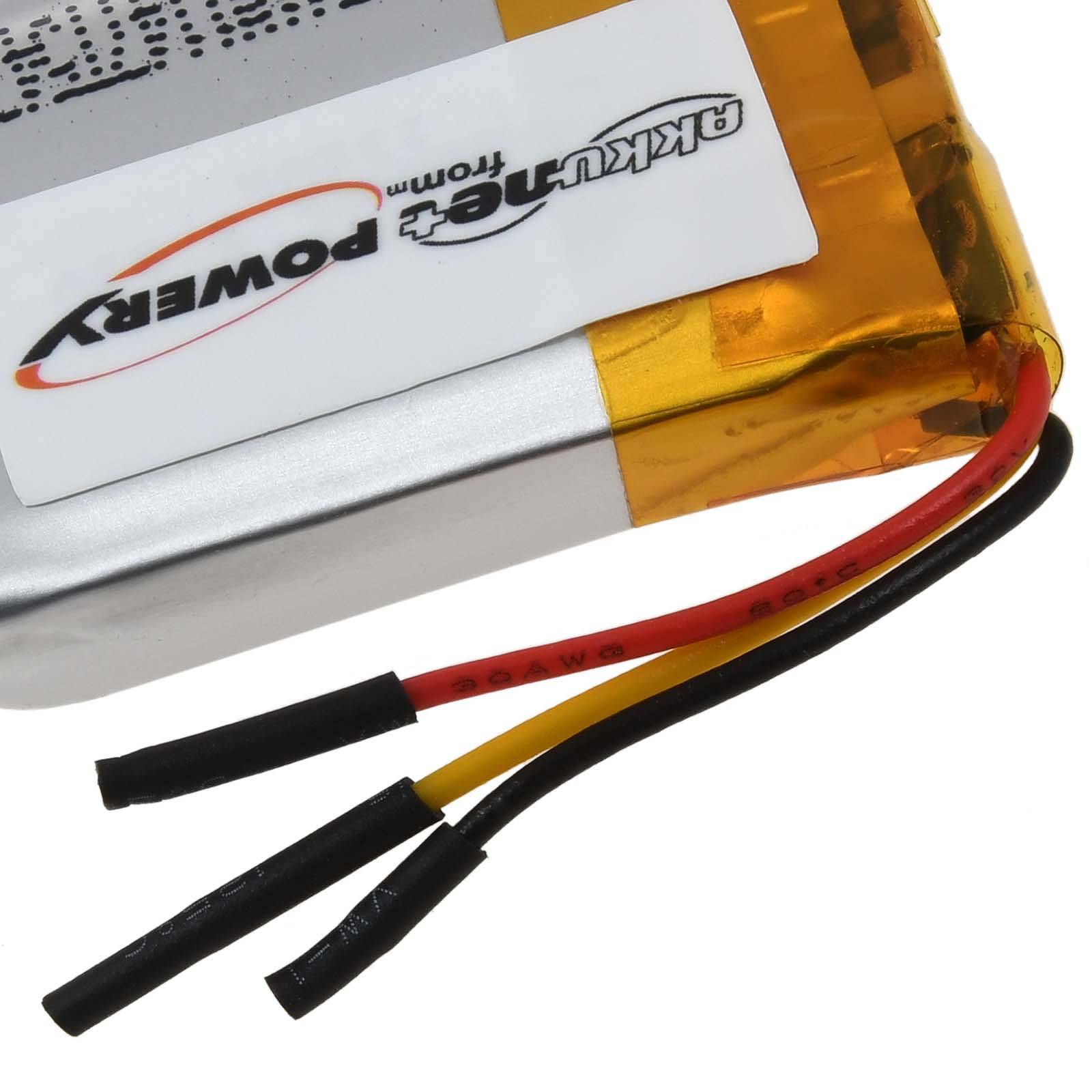 Powery Akku kompatibel mit Rode Typ NTA572125, 3,7V, Li-Polymer