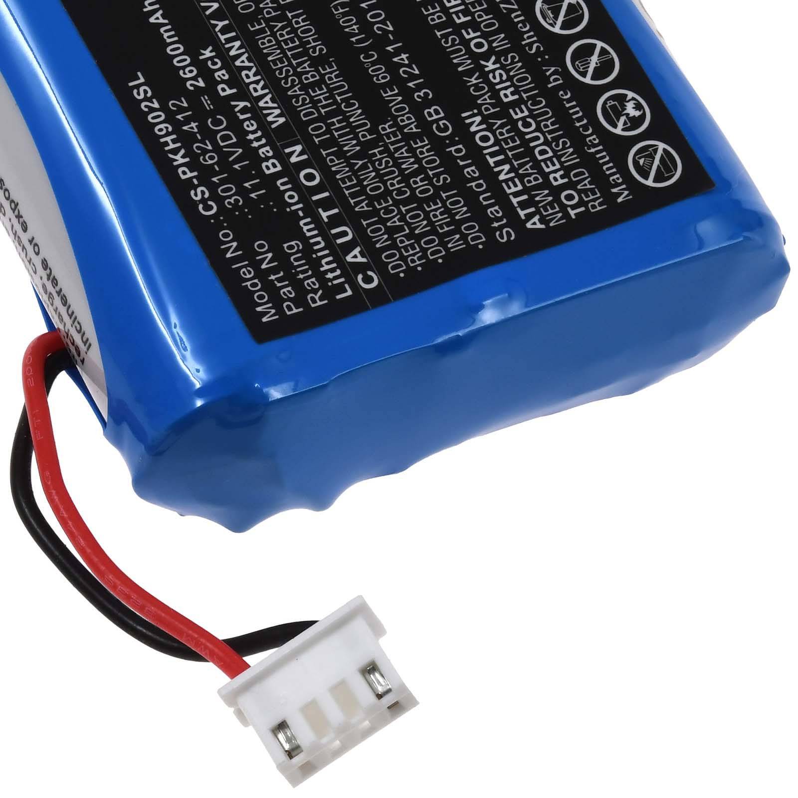 Powery Akku passend für Messgerät Peaktech P 9020 P9021 P9020A / Typ 301-62-412, 11,1V, Li-Ion