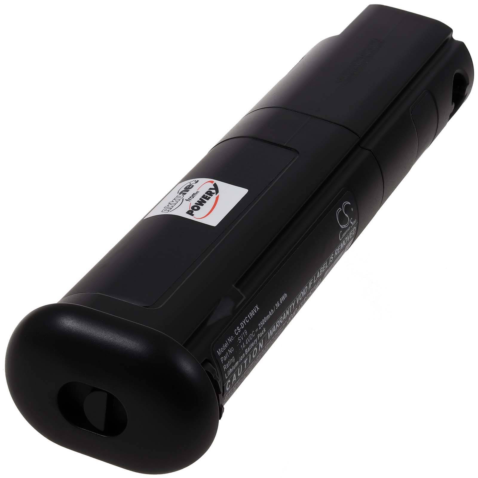 Powery Akku kompatibel mit Dyson Typ SV19, 14,4V, Li-Ion