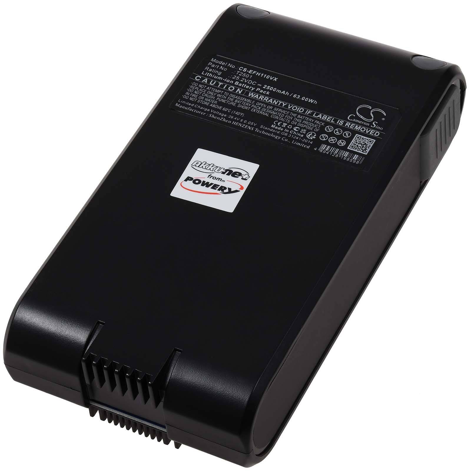 Powery Akku für eufy HomeVac S11 Go HomeVac S11 Lite Staubsauger, 25,2V, Li-Ion