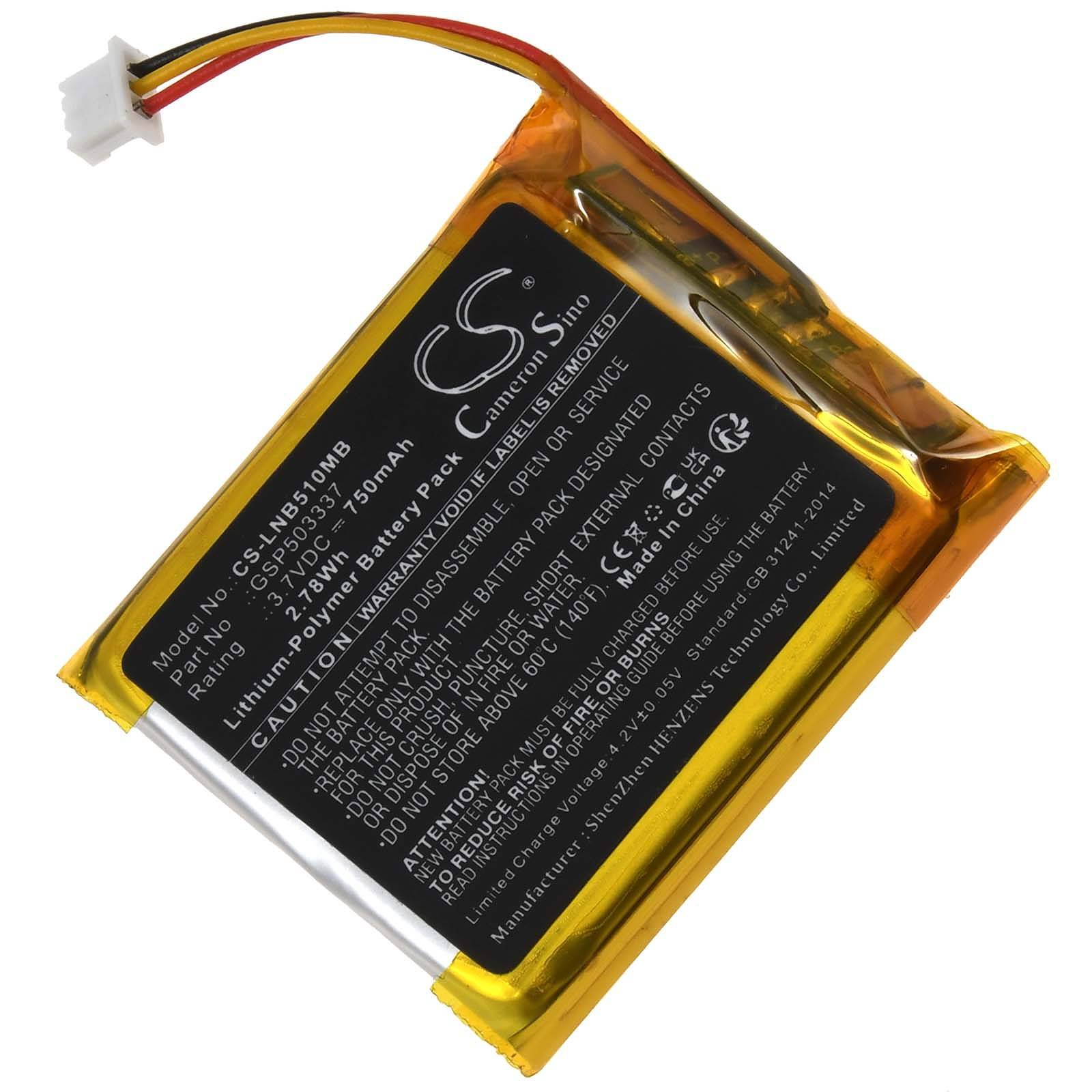 Powery Akku für Lionelo Babyline 5.1 Babyphone, 3,7V, Li-Polymer