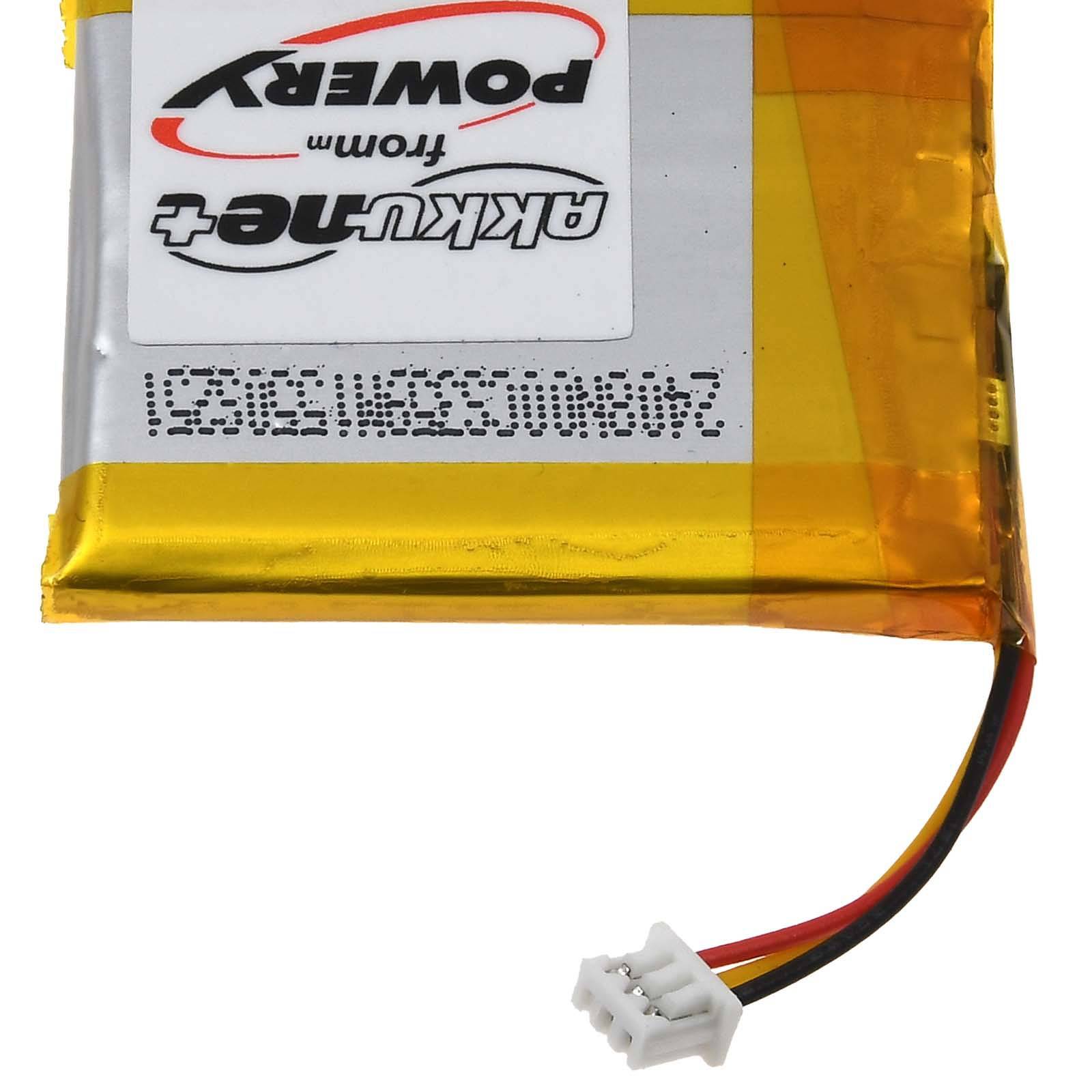 Powery Akku passend für Babyphone Lionelo Babyline 5.1 Typ GSP503337, 3,7V, Li-Polymer