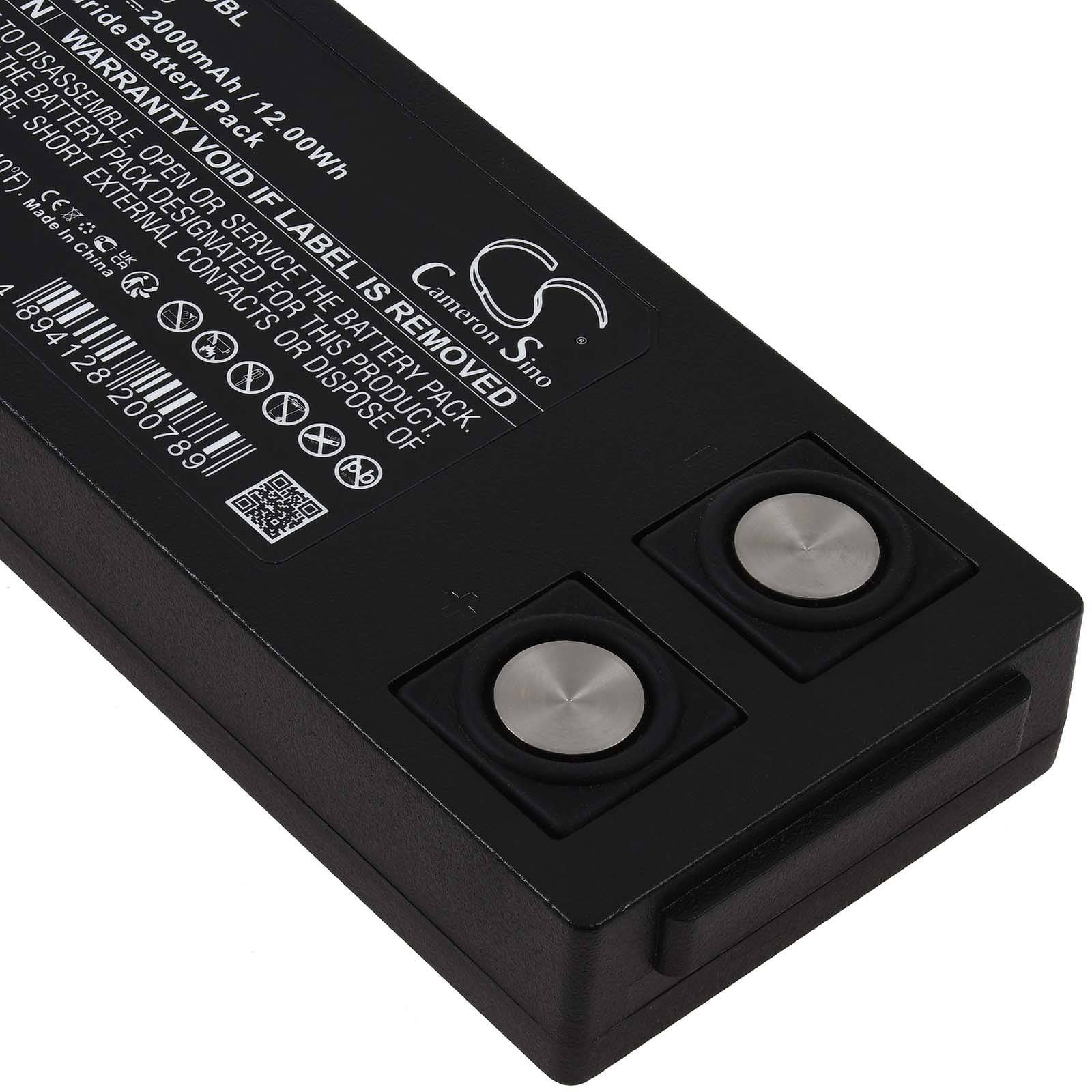 Powery Akku kompatibel mit HBC Typ BT213020, 6V, NiMH