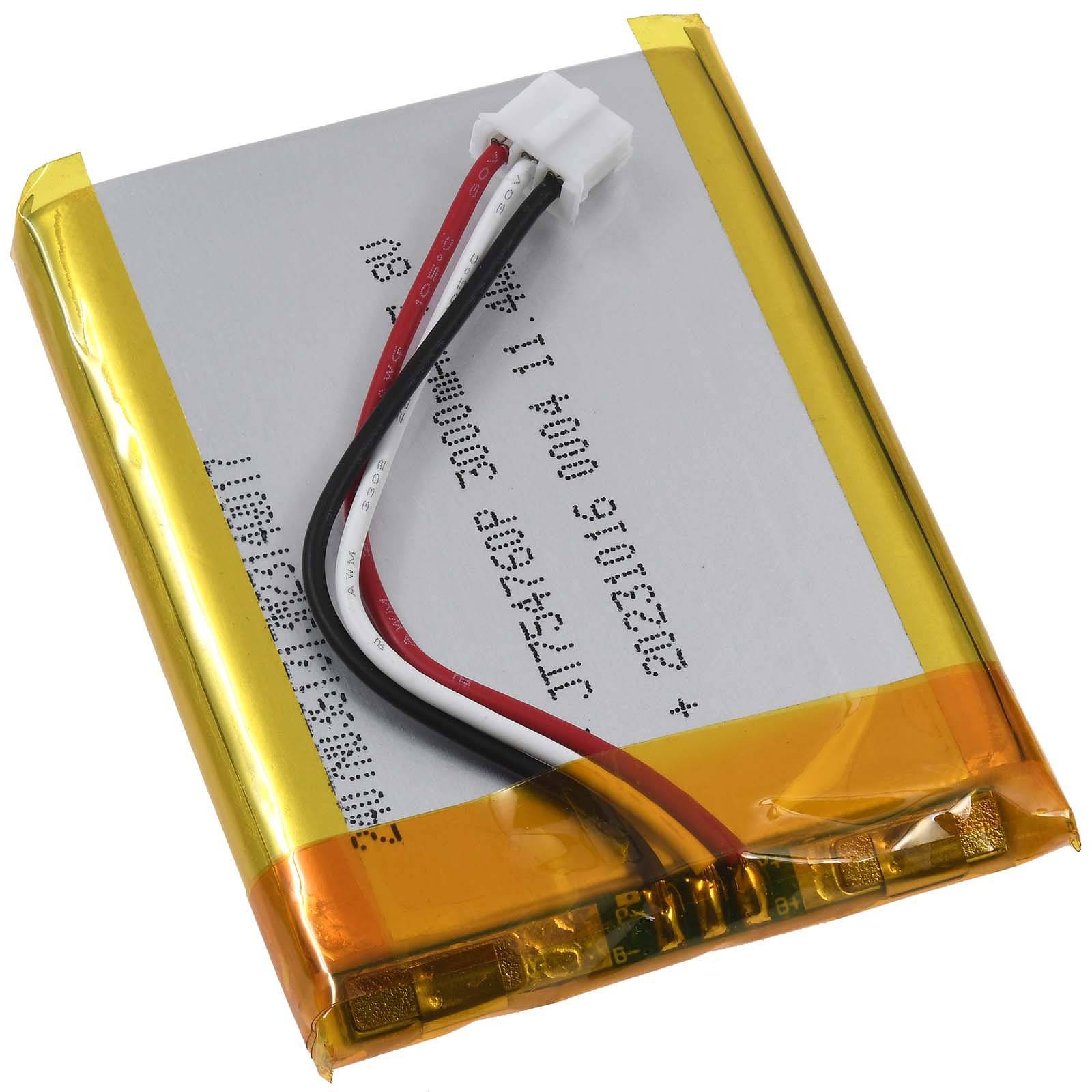 Powery Akku kompatibel mit Divoom Typ AHB754860, 3,7V, Li-Polymer