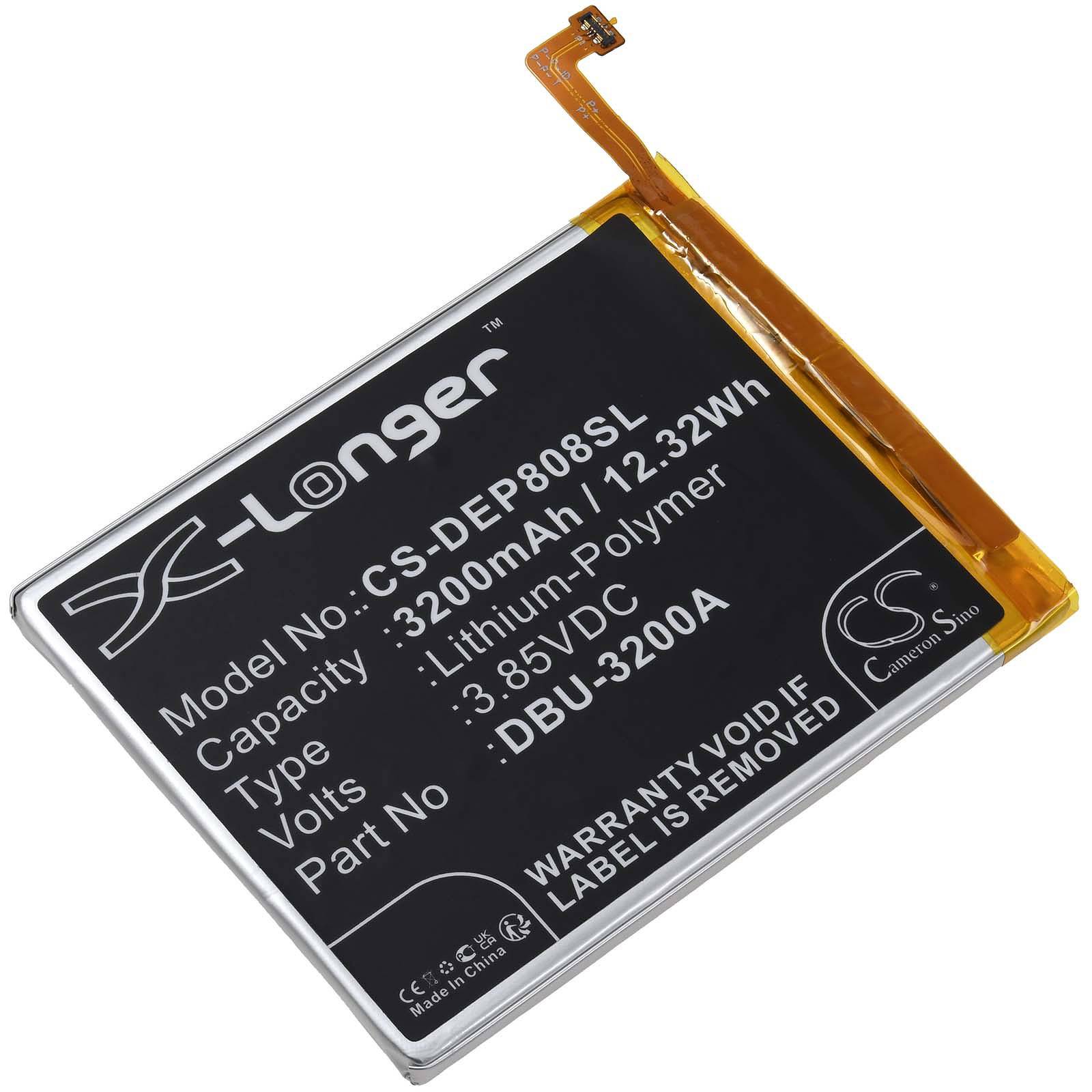 Powery Akku für Doro 8080 8050 Handy, 3,85V, Li-Polymer