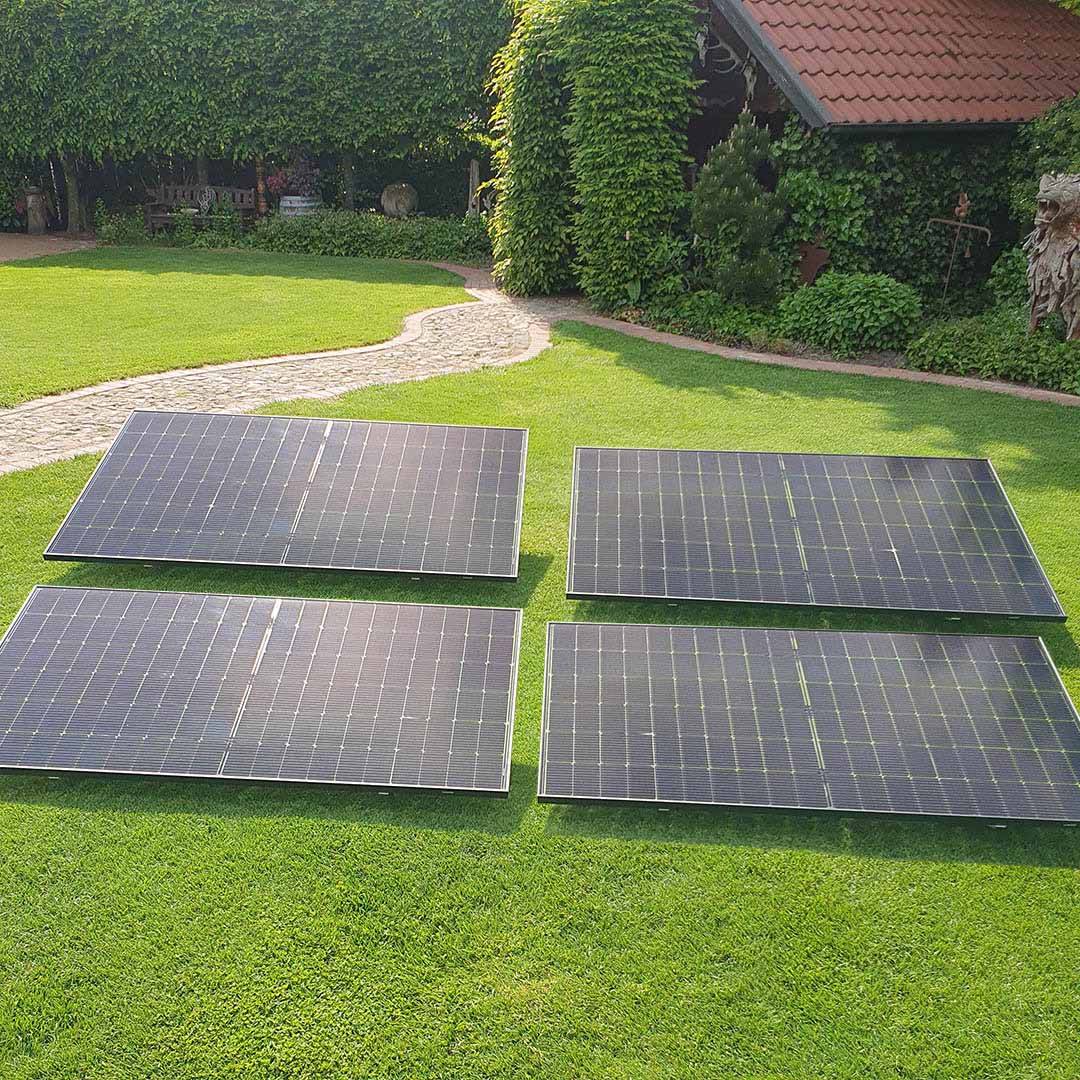 MyGarten Balkonkraftwerk 1760+ Watt – Premium transparent Variante