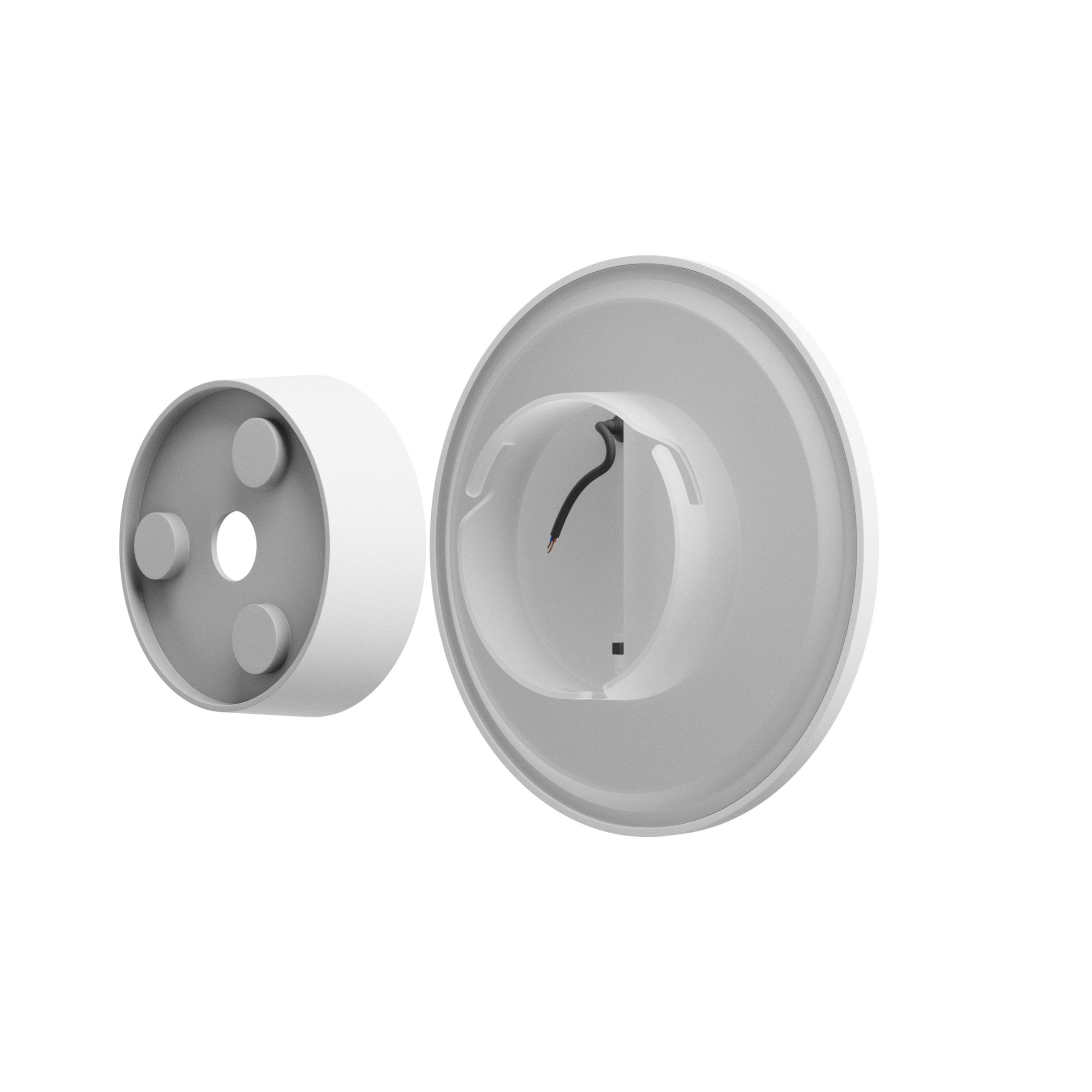 Spectrum LED Wandleuchte PIATTA 12W Außenleuchte 1500lm weiß IP44 rund CCT 3000-6000K