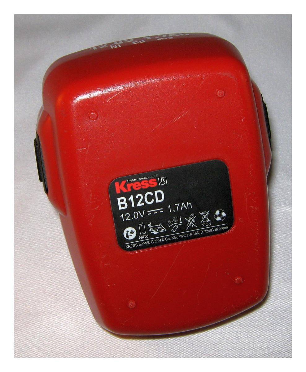 Ersatzakku - Kress B12CD - 12 Volt - aufbereitet