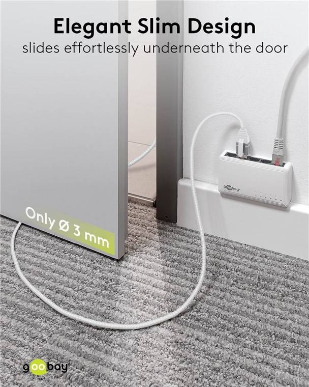 Ethernet-Kabel USB-C™ 3.1 auf RJ45, Slim, 3 m