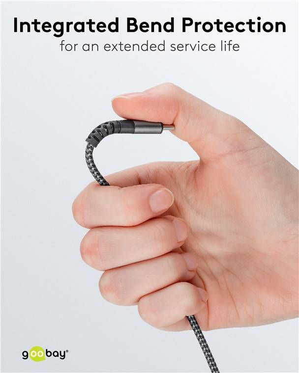 Goobay 2in1 USB-Textilkabel 70278