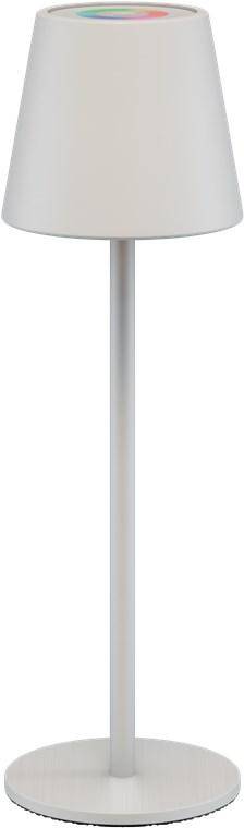 Goobay Kabellose LED-Tischleuchte RGBW, aufladbar, dimmbar, 36cm, weiß