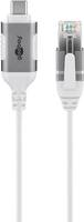 Goobay 74386 - Netzwerkadapter Kabel USB 3.1 Typ C Gigabit Ethernet - Kabel - Digital/Daten