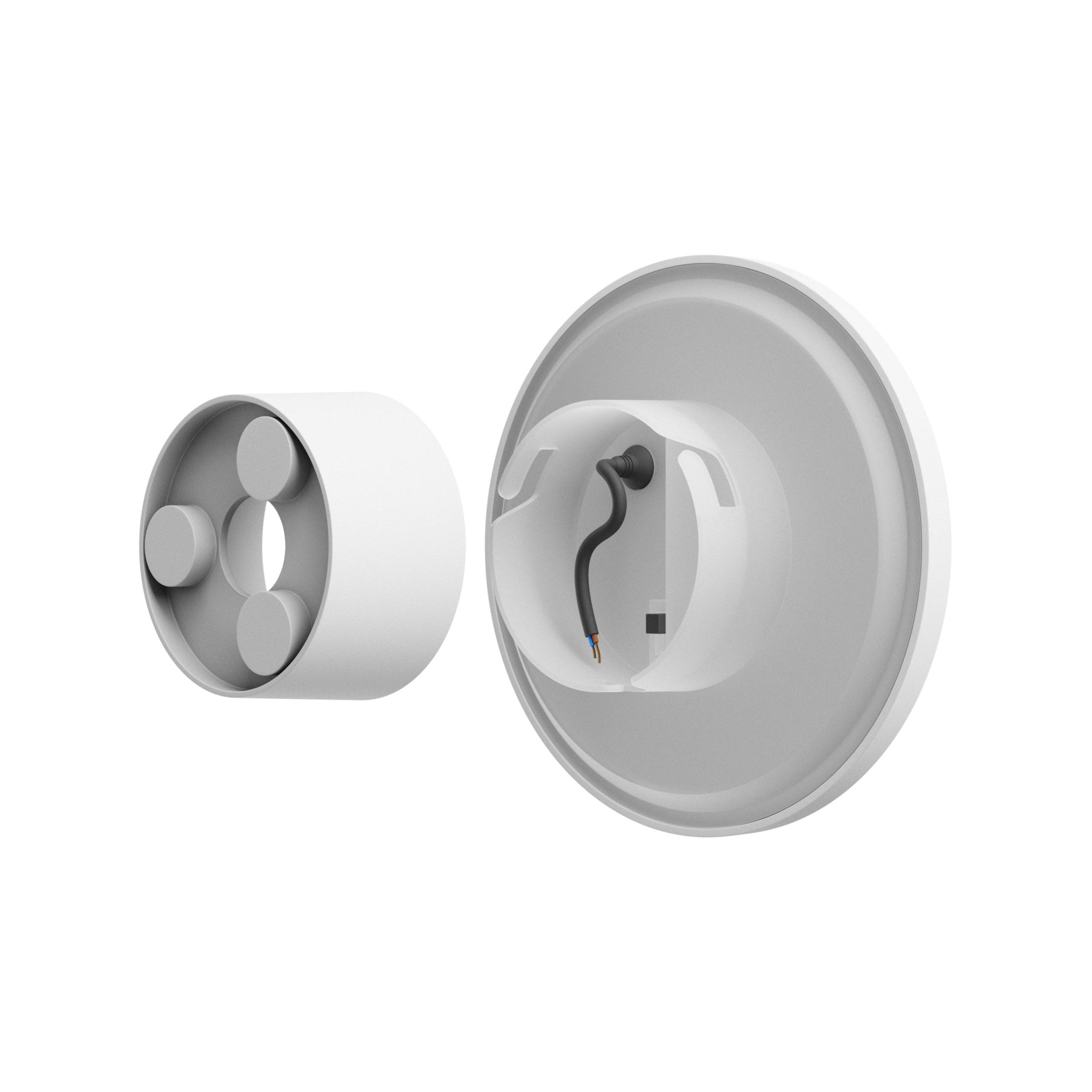 Spectrum LED Wandleuchte PIATTA 9W Außenleuchte 1125 lm weiß IP44 rund CCT 3000-6000K